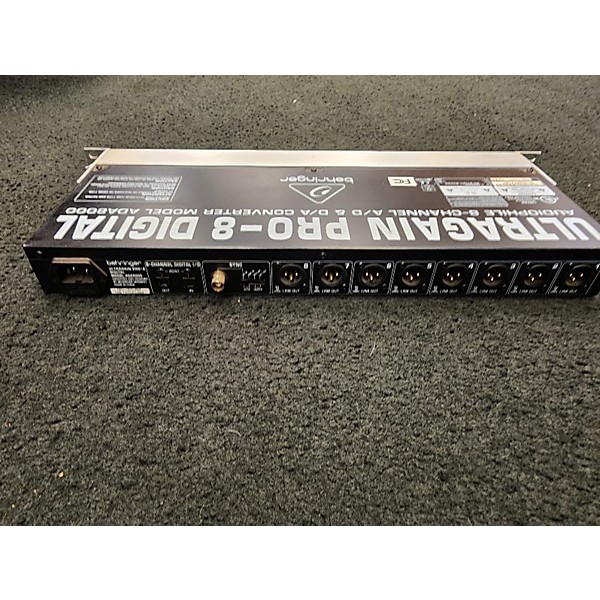 Used Behringer ADA8000 Ultragain Pro 8 Audio Converter