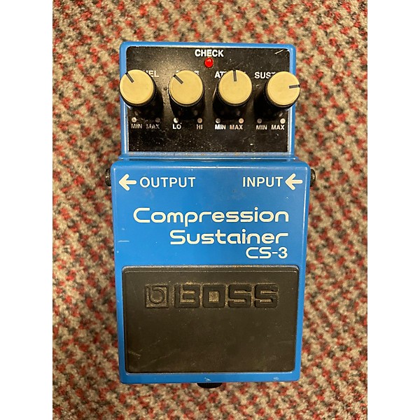 Used BOSS CS3 Compressor Sustainer Effect Pedal