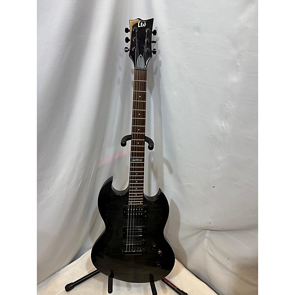 Used ESP Used ESP LTD Viper 100FM Gray Solid Body Electric Guitar