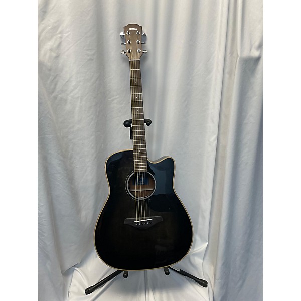 Used Yamaha Used Yamaha A1M Black Acoustic Electric Guitar