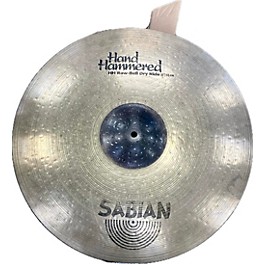 Used SABIAN Used SABIAN 21in HH Raw Bell Dry Ride Brilliant Cymbal