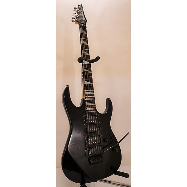 Used Ibanez EXSERIES Solid Body Electric Guitar Black Guitar Center