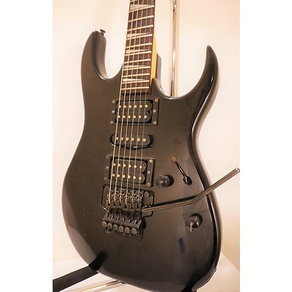 Used Ibanez EXSERIES Solid Body Electric Guitar Black Guitar Center