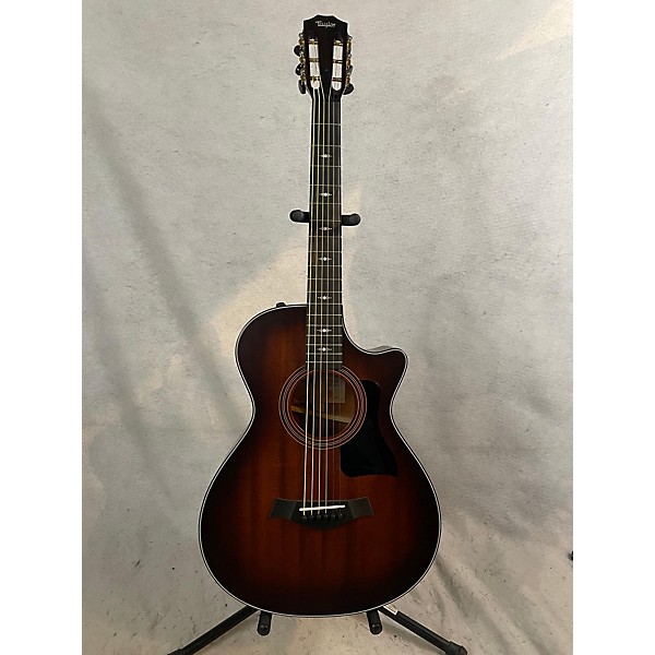 Used Taylor Used Taylor 322ce 12 Fret Grand Concert Shaded Edge Burst Acoustic Electric Guitar