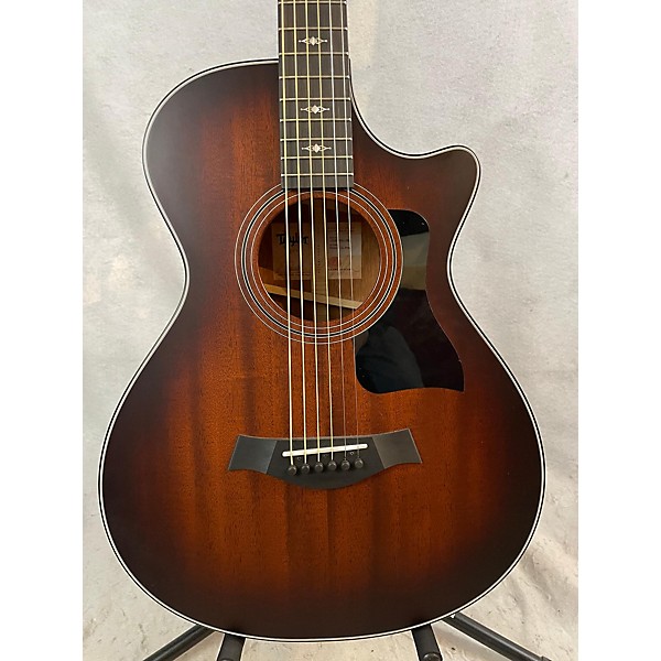 Used Taylor Used Taylor 322ce 12 Fret Grand Concert Shaded Edge Burst Acoustic Electric Guitar