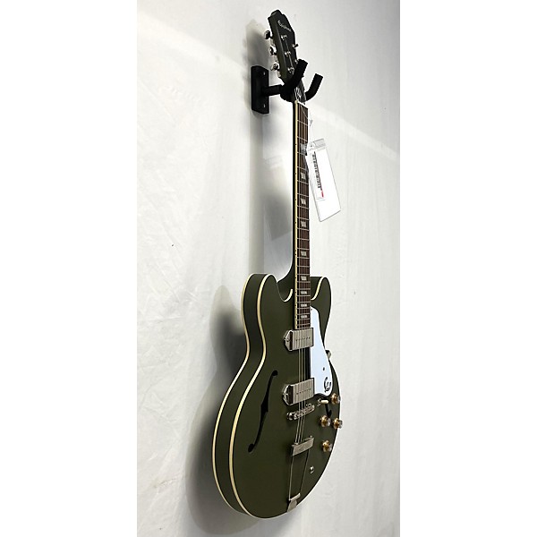 Used Epiphone Used Epiphone Casino Worn Royal Olive Hollow Body Electric Guitar