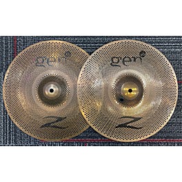 Used Zildjian Gen16 Buffed Bronze Hi Hat Pair Electric Cymbal