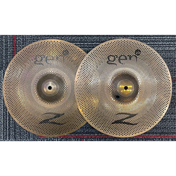 Used Zildjian Gen16 Buffed Bronze Hi Hat Pair Electric Cymbal