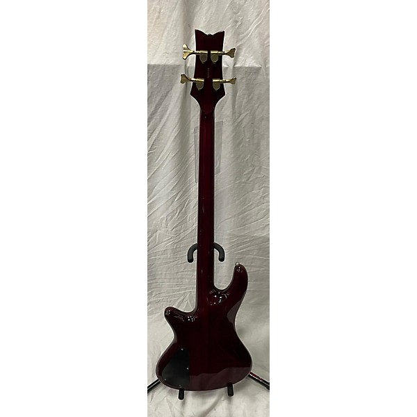 Used Schecter Guitar Research Used Schecter Guitar Research Stiletto Elite 4 String RUBY RED Electric Bass Guitar