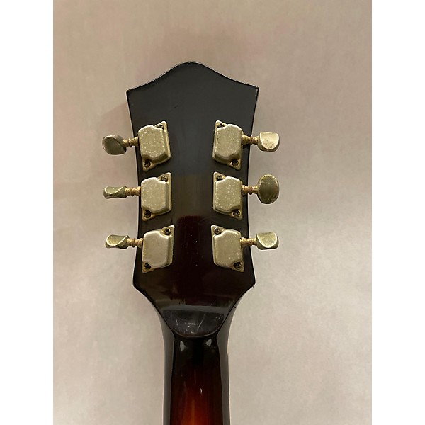 Used Orlando Used Orlando Gretsch Style Semi Hollow 3 Tone Sunburst Hollow Body Electric Guitar