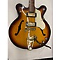 Used Orlando Used Orlando Gretsch Style Semi Hollow 3 Tone Sunburst Hollow Body Electric Guitar