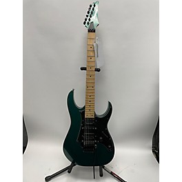 Used Ibanez Used 2010s Ibanez RG350MZ Roadster Green Metallic Solid Body Electric Guitar