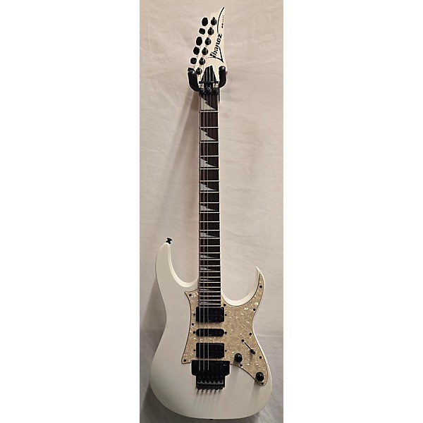 Used Ibanez Used Ibanez RG350DXZ White Solid Body Electric Guitar