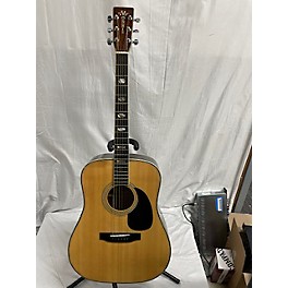 Vintage Morris Vintage 1978 Morris W-50 Natural Acoustic Guitar