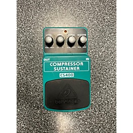 Used Behringer CS400 Compressor Sustainer Effect Pedal