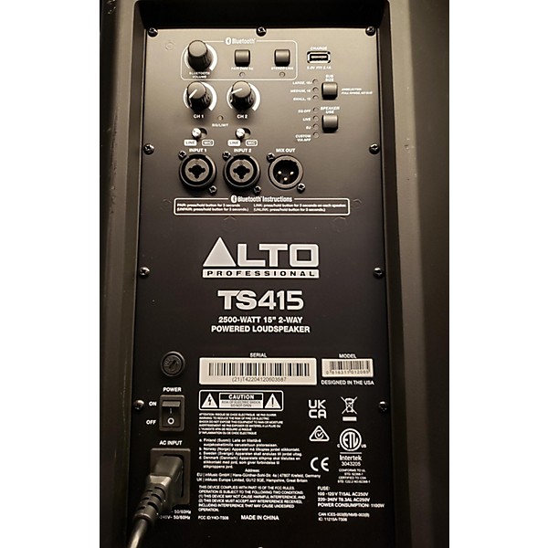 Used Alto Used Alto TS415 Bluetooth Speaker