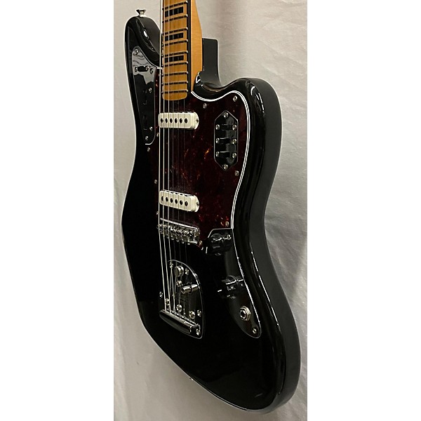 Used Fender Used 2024 Fender Vintera II JAGUAR Black Solid Body Electric Guitar