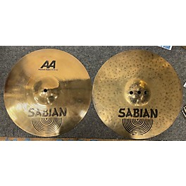 Used SABIAN Used SABIAN 14in AA Fusion Hi Hat Pair Cymbal