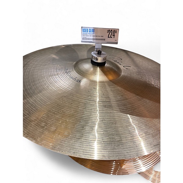 Used Paiste Used Paiste 18in Signature Full Crash Cymbal