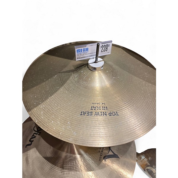 Used Zildjian Used Zildjian 14in New Beat Hi Hat Pair Cymbal