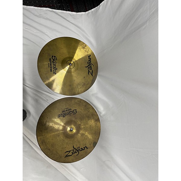 Used SABIAN Used SABIAN 14in AA Medium Hi Hat Pair Brilliant Cymbal