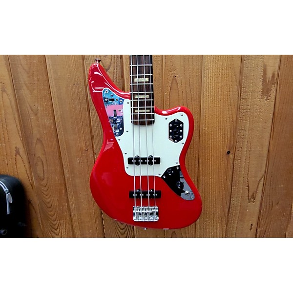 Used Fender Used Fender Jaguar Bass Red Electric Bass Guitar