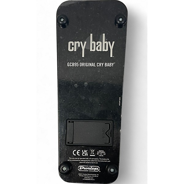 Used Dunlop Used Dunlop GCB95 Original Crybaby Wah Effect Pedal