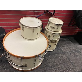 Vintage Leedy Vintage 1940s Leedy 5 piece Victor White Drum Kit