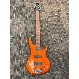 Used Ibanez Used Ibanez GSR205 5 String Metallic Orange Electric Bass Guitar