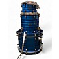 Used TAMA 3 piece Starclassic Lacquer Ocean Blue Ripple Drum Kit thumbnail