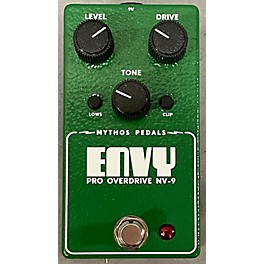 Used Mythos Pedals Used Mythos Pedals Envy Pro Overdrive NV-9 Effect Pedal