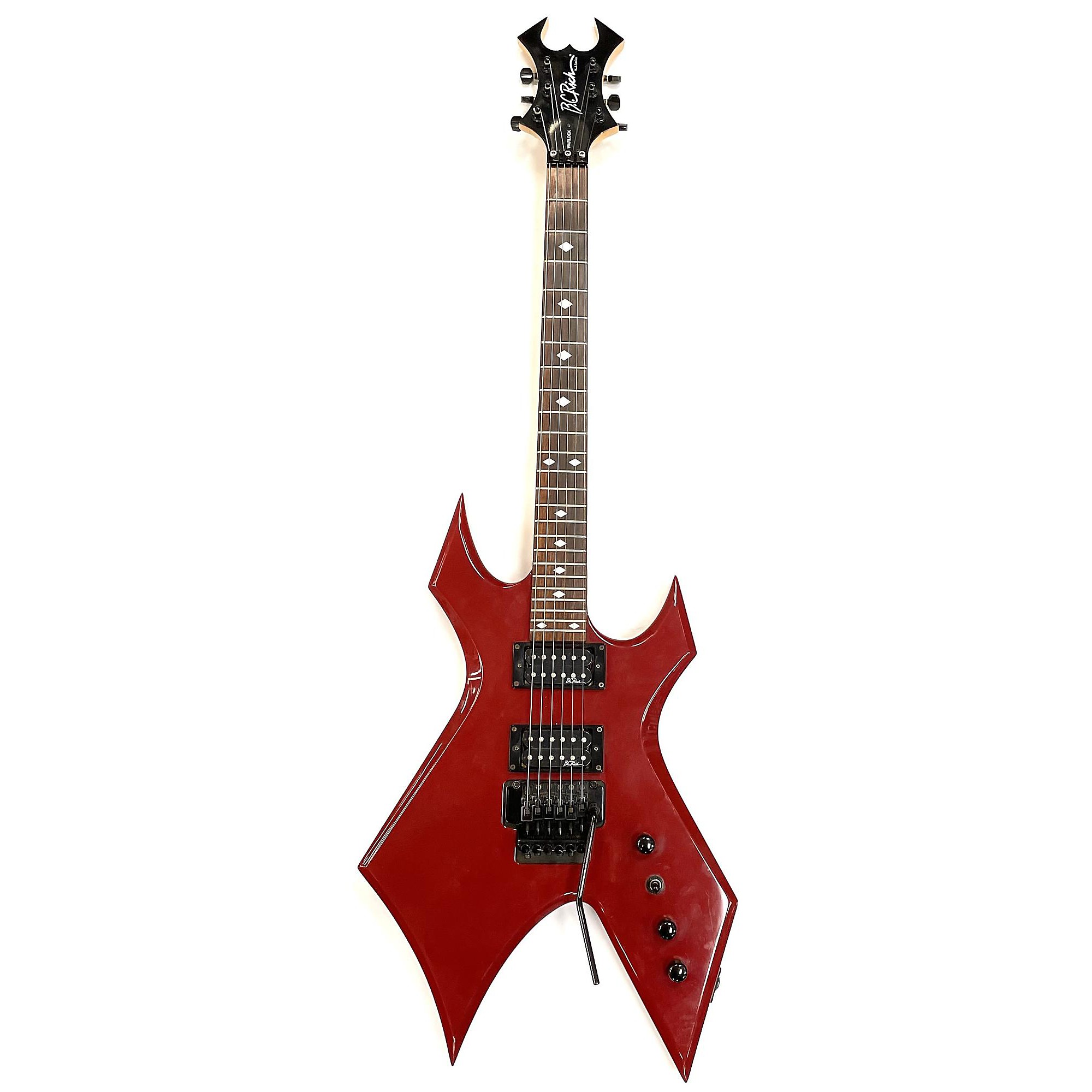 美品B.C. RICH WARLOCK NJ DELUXE 2009 B.C Rich NJ Deluxe Warlock w/EMG's (Onyx Black) – Cool