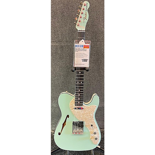 Used Fender Used Fender TWO TONE THINLINE TELECASTER Daphne Blue Hollow Body Electric Guitar