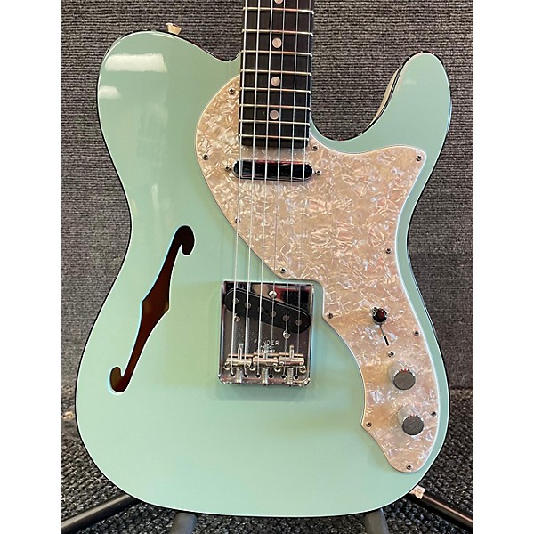 Used Fender Used Fender TWO TONE THINLINE TELECASTER Daphne Blue Hollow Body Electric Guitar