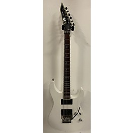 Used ESP Used ESP LTD M1000 Deluxe Snow White Solid Body Electric Guitar