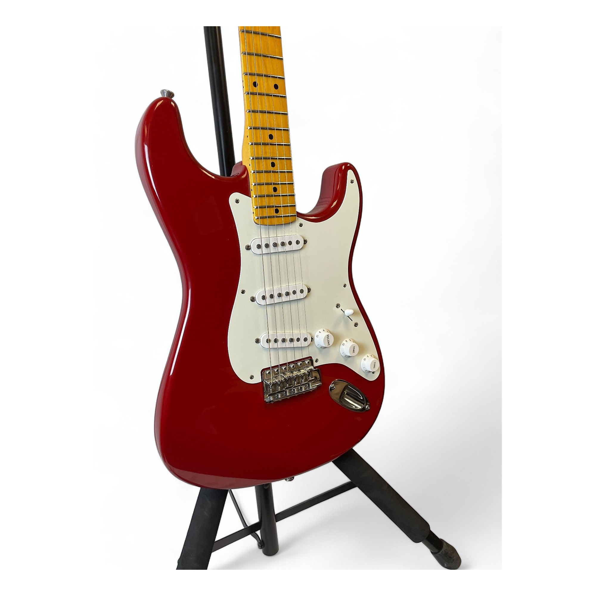 ギター fender USA Stratocaster American Vintage Fender American Vintage Reissue 57 Stratocaster Black 1986