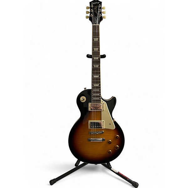 Used Epiphone Used Epiphone 1959 Reissue Les Paul Standard 3 Color Sunburst Solid Body Electric Guitar