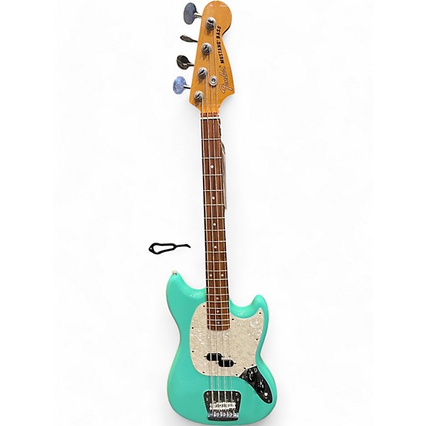 Used Fender Vintera 60s Mustang Bass Seafoam Green Electric Bass Guitar