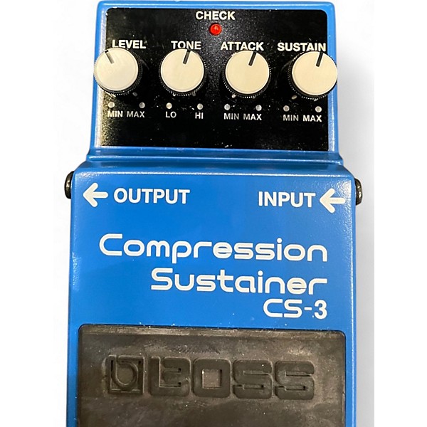 Used BOSS CS3 Compressor Sustainer Effect Pedal