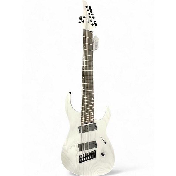 Used Legator Used Legator Ninja Performance 8 Multi Scale White Solid Body Electric Guitar