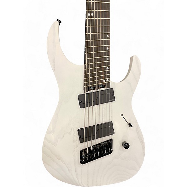 Used Legator Used Legator Ninja Performance 8 Multi Scale White Solid Body Electric Guitar