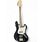 Used Fender Used Fender Squier Jazz Bass Black Electric Bass Guitar thumbnail