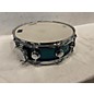 Used DW Used 2000s DW Black Badge All-Maple Snare Drum Turquoise