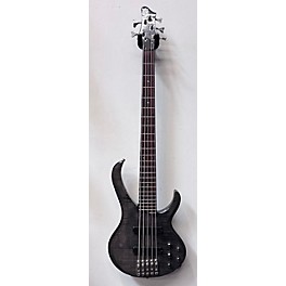 Used Ibanez Used Ibanez BTB575FM Trans Gray Electric Bass Guitar