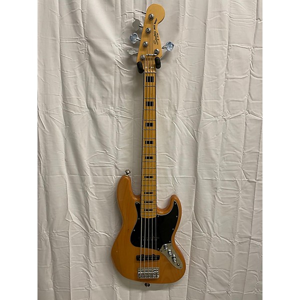 Used Squier Used Squier Vintage Modified Jazz Bass V Natural Electric Bass Guitar