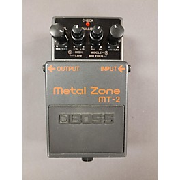 Used BOSS MT2 Metal Zone Distortion Effect Pedal