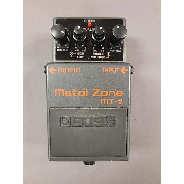 Used Used BOSS MT2 Metal Zone Distortion Effect Pedal