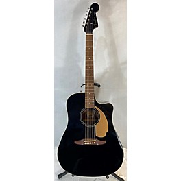 Used Fender Used Fender Redondo Black Acoustic Electric Guitar