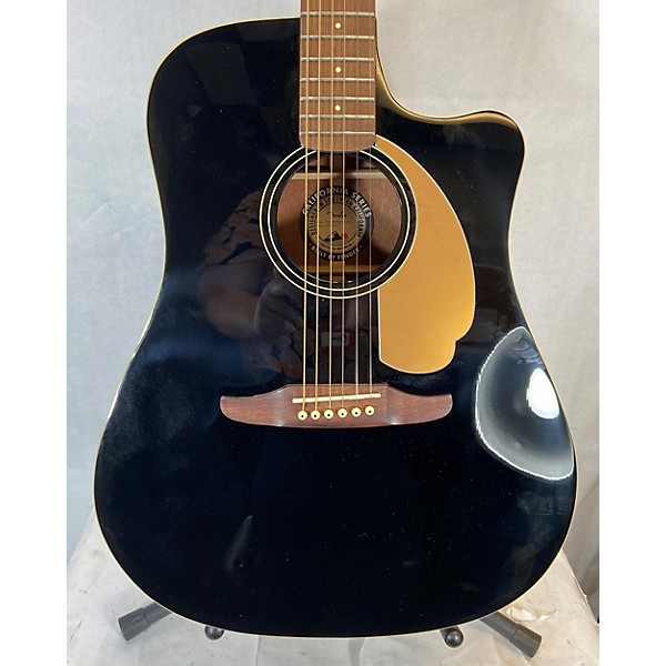 Used Fender Used Fender Redondo Black Acoustic Electric Guitar