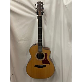 Used Taylor Used Taylor 114CE Natural Acoustic Electric Guitar